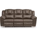 The appearance of Windsley Reclining Sofa In Driftwood designed by Signature Design by Ashley in the modern / contemporary interior design. This driftwood piece of furniture was selected by 1StopBedrooms from Windsley Collection to add a touch of cosiness and style into your home. Sku: NC6450688. Material: Fabric.