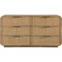 Windsor Rubberwood Dresser In Natural and Natural