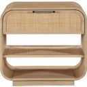 Windsor Rubberwood Night Stand In Natural and Natural