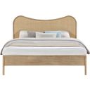 Windsor Rubberwood Queen Bed In Natural and Natural