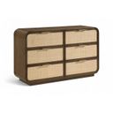 Windsor Solid Wood Dresser In Brown
