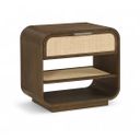 Windsor Solid Wood Nightstand In Brown