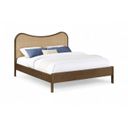Windsor Solid Wood Queen Bed In Brown