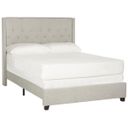 Winslet Full Bed in Light Grey