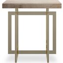 The appearance of Wish You Were Here End Table In Gray designed by Caracole in the modern / contemporary interior design. This gray piece of furniture  was selected by 1StopBedrooms from Wish You Were Here Collection to add a touch of cosiness and style into your home. Sku: CLA-424-413. Material: Metal.
