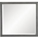 The appearance of Wittenberry Gray Mirror designed by Homelegance in the transitional interior design. This gray piece of furniture was selected by 1StopBedrooms from Wittenberry Collection to add a touch of cosiness and style into your home. Sku: 1573-6. Material: Wood.