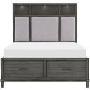 The appearance of Wittenberry Queen Platform Bed In Gray designed by Homelegance in the transitional interior design. This gray piece of furniture was selected by 1StopBedrooms from Wittenberry Collection to add a touch of cosiness and style into your home. Sku: 1573-1;1573-2;1573-3. Bed Type: Platform Bed. Bed Size: Queen. Material: Textured.