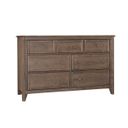 The appearance of Woodbridge 7 Drawer Dresser In Dark Cashmere designed by Vaughan Bassett in the transitional interior design. This dark cashmere piece of furniture was selected by 1StopBedrooms from Woodbridge Collection to add a touch of cosiness and style into your home. Sku: 820-003. Material: Maple.