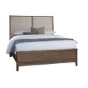 Woodbridge Queen Upholstered Bed In Dark Cashmere and Grey