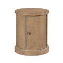 Woodfield Round Accent Table In Caramel