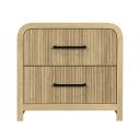 Woodridge 2-Drawer Nightstand with USB In Natural