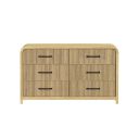 Woodridge 6-Drawer Dresser In Natural