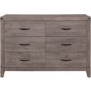 The appearance of Woodrow Black Dresser designed by Homelegance in the transitional interior design. This gray piece of furniture was selected by 1StopBedrooms from Woodrow Collection to add a touch of cosiness and style into your home. Sku: 2042-5. Material: Wood.