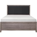 The appearance of Woodrow Black Full Upholstered Panel Bed designed by Homelegance in the transitional interior design. This brown piece of furniture was selected by 1StopBedrooms from Woodrow Collection to add a touch of cosiness and style into your home. Sku: 2042F-1;2042T-3. Bed Type: Panel Bed. Material: Wood. Bed Size: Full.
