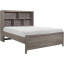 The appearance of Woodrow Brownish Gray Full Platform Bookcase Bed designed by Homelegance in the transitional interior design. This brown piece of furniture was selected by 1StopBedrooms from Woodrow Collection to add a touch of cosiness and style into your home. Sku: 2042NBF-1;2042NBF-2;2042NBT-3. Bed Type: Bookcase Bed. Material: Wood. Bed Size: Full.