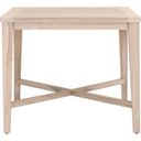 The appearance of Woven Carmel Outdoor 42 Inch Square Counter Table In Gray Teak designed by Essentials For Living in the transitional interior design. This gray teak piece of furniture was selected by 1StopBedrooms from Woven Collection to add a touch of cosiness and style into your home. Sku: 6825-SQCTR.GT. Table Top Shape: Square. Material: Teak Wood.