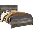 The appearance of Wynnlow Gray Queen Panel Bed designed by Signature Design by Ashley in the transitional interior design. This gray piece of furniture was selected by 1StopBedrooms from Wynnlow Collection to add a touch of cosiness and style into your home. Sku: B440-71;B440-96. Bed Type: Panel Bed. Material: Wood. Bed Size: Queen.