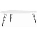 The appearance of Wynton Black and White Lacquer Coffee Table designed by Safavieh in the modern / contemporary interior design. This white and black piece of furniture  was selected by 1StopBedrooms from Wynton Collection to add a touch of cosiness and style into your home. Sku: FOX4215B. Material: Iron.