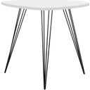 The appearance of Wynton Black and White Lacquer End Table designed by Safavieh in the modern / contemporary interior design. This white and black piece of furniture  was selected by 1StopBedrooms from Wynton Collection to add a touch of cosiness and style into your home. Sku: FOX4214B. Material: Iron.