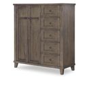 XXX's and OOO's 2 Door and 5 Drawer Chest In Cocoa