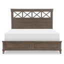 XXX's And OOO's Complete Queen Panel Bed In Cocoa