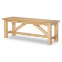 XXX's and OOO's Wooden Bed Bench In Amber