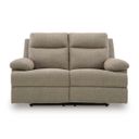 The appearance of Yarrow Lane Reclining Loveseat In Mocha designed by Signature Design by Ashley in the traditional interior design. This mocha piece of furniture was selected by 1StopBedrooms from Yarrow Lane Collection to add a touch of cosiness and style into your home. Sku: NC9140586. Material: Fabric.