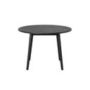 The appearance of Yate Round Dining Table In Black designed by Furniture of America in the modern / contemporary interior design. This black piece of furniture was selected by 1StopBedrooms from Yate Collection to add a touch of cosiness and style into your home. Sku: FM3102BK-RT. Table Top Shape: Round. Material: Rubberwood. Size: 42".