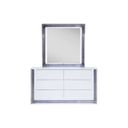 Ylime Dresser with LED In Smooth White
