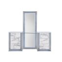 Ylime Marble Vanity Set In White