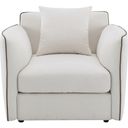 The appearance of Yolanda Chair with Pillow In Beige Chenille designed by ACME in the modern / contemporary interior design. This beige chenille piece of furniture  was selected by 1StopBedrooms from Yolanda Collection to add a touch of cosiness and style into your home. Sku: LV03607. Material: Fabric.