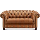 The appearance of York Leather Loveseat In Saddle Brown designed by Hydeline in the traditional interior design. This saddle brown piece of furniture was selected by 1StopBedrooms from York Collection to add a touch of cosiness and style into your home. Sku: 67239-20V01-LS2825. Material: Leather.