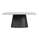 Yuri Coffee Table In White and Black