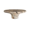 Zahara Coffee Table In Mojave Faux Marble