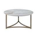 The appearance of Aziz Coffee Table In Champagne designed by ACME in the modern / contemporary interior design. This champagne piece of furniture  was selected by 1StopBedrooms from Aziz Collection to add a touch of cosiness and style into your home. Sku: LV02825. Material: Metal.