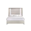 Zambrano Queen Bed with LED In White