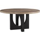 The appearance of Zanzibar Regent Round Dining Table In Senegal designed by Lexington in the modern / contemporary interior design. This senegal piece of furniture was selected by 1StopBedrooms from Zanzibar Collection to add a touch of cosiness and style into your home. Sku: 416-875C. Table Top Shape: Round. Material: Wood. Size: 60".
