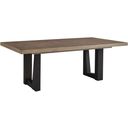 The appearance of Zanzibar Wellesley Rectangular Dining Table In Senegal designed by Lexington in the modern / contemporary interior design. This senegal piece of furniture was selected by 1StopBedrooms from Zanzibar Collection to add a touch of cosiness and style into your home. Sku: 416-877. Material: Wood. Table Top Shape: Rectangular. Size: 44" x 84".