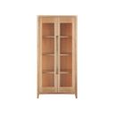 Zella Display Cabinet In Natural Oak