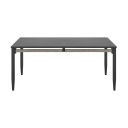 The appearance of Zella Outdoor Rectangular Dining Table In Charcoal and Light Gray designed by Armen Living in the modern / contemporary interior design. This light gray/charcoal piece of furniture was selected by 1StopBedrooms from Zella Collection to add a touch of cosiness and style into your home. Sku: LCZEDIGRY. Material: Aluminum. Table Top Shape: Rectangular.