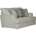 The appearance of Zeller Loveseat In Cream designed by Jackson in the traditional interior design. This cream piece of furniture  was selected by 1StopBedrooms from Zeller Collection to add a touch of cosiness and style into your home. Sku: 447002168016219828. Material: Fabric.
