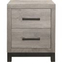The appearance of Zephyr Brown Nightstand designed by Homelegance in the transitional interior design. This brown piece of furniture was selected by 1StopBedrooms from Zephyr Collection to add a touch of cosiness and style into your home. Sku: 1577-4. Material: Wood.