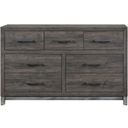 The appearance of Zephyr Dresser In Gray designed by Homelegance in the modern / contemporary interior design. This gray piece of furniture was selected by 1StopBedrooms from Zephyr Collection to add a touch of cosiness and style into your home. Sku: 1577DG-5. Material: Wood.