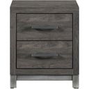 The appearance of Zephyr Nightstand In Gray designed by Homelegance in the modern / contemporary interior design. This gray piece of furniture was selected by 1StopBedrooms from Zephyr Collection to add a touch of cosiness and style into your home. Sku: 1577DG-4. Material: Wood.