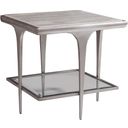 The appearance of Signature Designs Zephyr Square End Table In Gray designed by Artistica Home in the modern / contemporary interior design. This gray piece of furniture was selected by 1StopBedrooms from Signature Designs Collection to add a touch of cosiness and style into your home. Sku: 2097-957. Material: Metal.