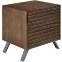 The appearance of Zest 2-Drawer Solid Wood Nightstand In Espresso designed by Caracole in the modern / contemporary interior design. This espresso piece of furniture was selected by 1StopBedrooms from Zest Collection to add a touch of cosiness and style into your home. Sku: MI01-5031-01. Material: MDF.