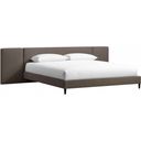 The appearance of Zest King Upholstered Bed With Wings In Espresso designed by Caracole in the modern / contemporary interior design. This espresso piece of furniture was selected by 1StopBedrooms from Zest Collection to add a touch of cosiness and style into your home. Sku: MI03-5021-036P. Bed Size: King. Material: Rubberwood. Bed Type: Upholstered Bed.