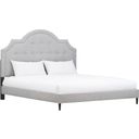 Zest Queen Upholstered Bed With Welt In Light Grey