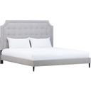 Zest Queen Upholstered Bed With Welt In Light Grey