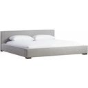 Zest Queen Wide Upholstered Bed In Light Grey